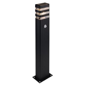 Lampa ogrodowa stojąca czarna RIO z czujnikiem 1xE27x40W IP54 Nowodvorski 219568 Lampa ogrodowa stojąca czarna RIO z czujnikiem 1xE27x40W IP54 Nowodvorski 219568