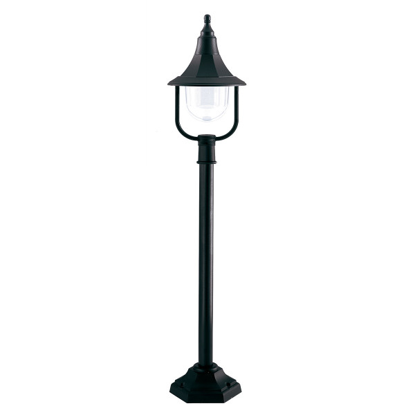 Lampa ogrodowa stojąca czarna Shannon wys:118 cm 1xE27x60W IP44 Elstead 921522
