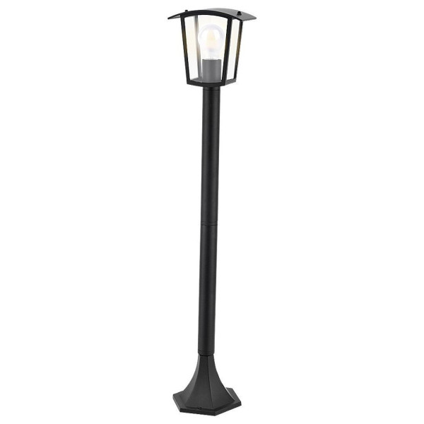 Lampa ogrodowa stojąca czarna Taverna wys:90 cm 1xE27x15W IP44 Rabalux 962567