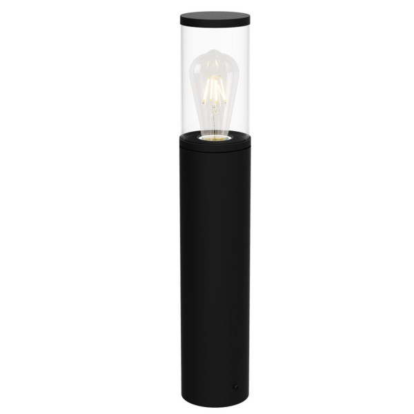 Lampa ogrodowa stojąca czarna Wellington wys:80 cm 1xE27x60W IP44 Rabalux 921430
