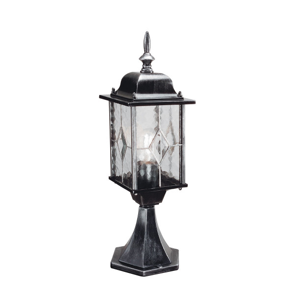 Lampa ogrodowa stojąca czarna Wexford wys:52,3 cm 1xE27x60W IP44 Elstead 921528