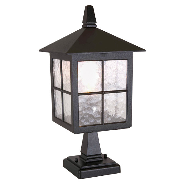 Lampa ogrodowa stojąca czarna Winchester wys:41 cm 1xE27x60W IP44 Elstead 921530