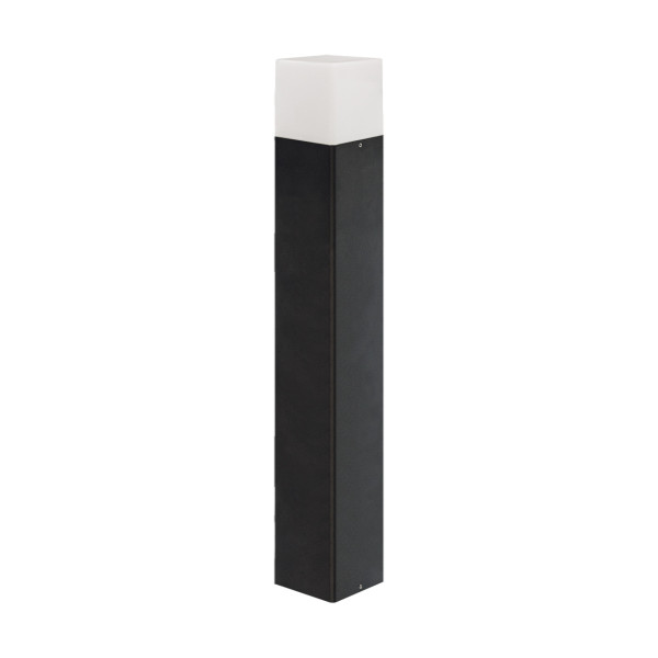 Lampa ogrodowa stojąca czarno-biała GRYF wys:50 cm 1xE27x15W IP44 Struhm 921341