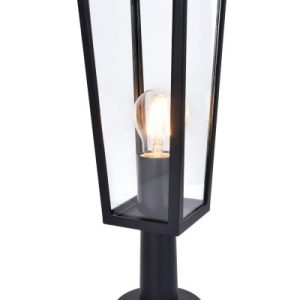 Lampa ogrodowa stojąca czarno-biała PINE wys:42,6 cm 1xE27x40W IP44 Lutec 921635 Lampa ogrodowa stojąca czarno-biała PINE wys:42,6 cm 1xE27x40W IP44 Lutec 921635