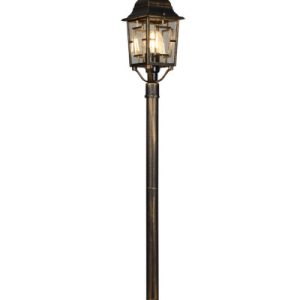 Lampa ogrodowa stojąca mosiądz VOLTURNO wys:100 cm 1xE27x60W IP23 Trio 921663 Lampa ogrodowa stojąca mosiądz VOLTURNO wys:100 cm 1xE27x60W IP23 Trio 921663