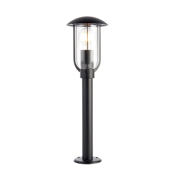 Lampa ogrodowa stojąca QUINN czarno-przezroczysty 1xE27x10W Endon 1070408