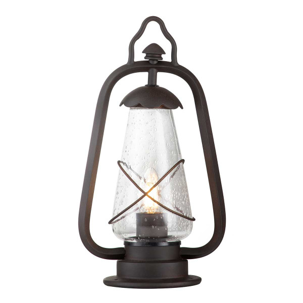 Lampa ogrodowa stojąca stary brąz Miners wys:37 cm 1xE27x60W IP44 Elstead 921585