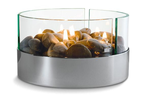 Lampa oliwna - aluminium, szkło, 20 cm 140990