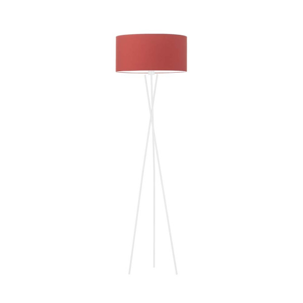 Lampa PARYŻ lampa podłogowa do salonu Biały/ Czerwony 900214