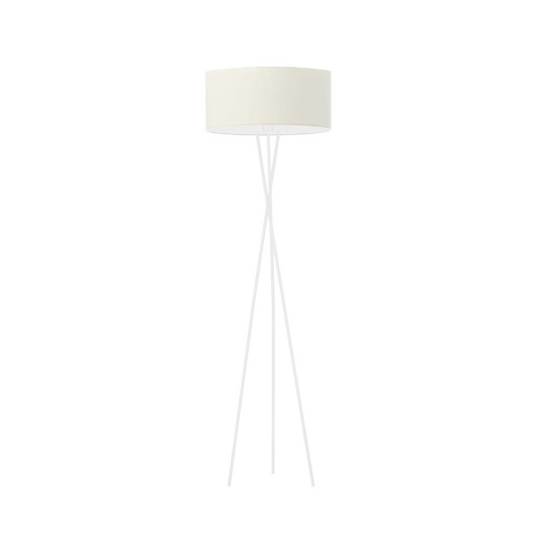 Lampa PARYŻ lampa podłogowa do salonu Biały/ Ecru 900135