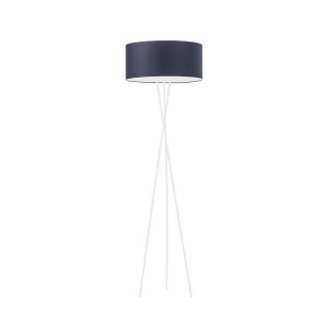Lampa PARYŻ lampa podłogowa do salonu Biały/ Granatowy 900141