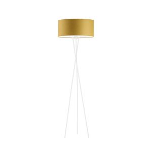 Lampa PARYŻ lampa stojąca do salonu Biały/ Musztardowy 900137