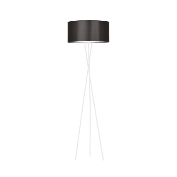 Lampa PARYŻ metalowa trójnożna do salonu Biały/ Brązowy 915951