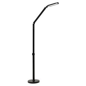 Lampa podłgowa Ferrara LED ze zmienną barwą światła czarna 294859