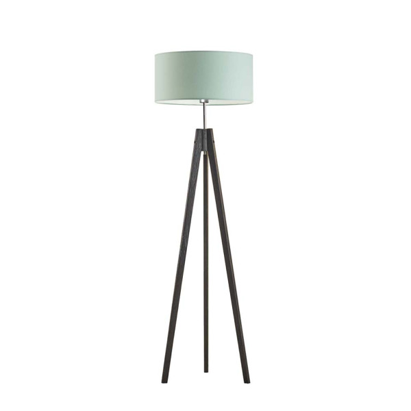 Lampa podłogowa 3 nogi abażur Heban/ Miętowy 1002352