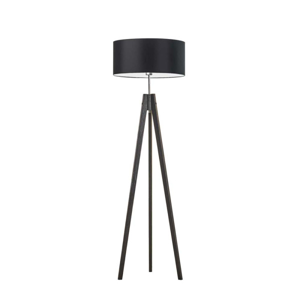 Lampa podłogowa abażur Heban/ Czarny 1002436