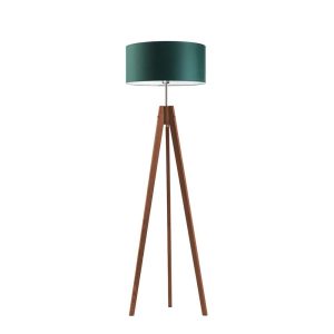 Lampa podłogowa abażur Mahoń/ Zieleń Butelkowa 1002397 Lampa podłogowa abażur Mahoń/ Zieleń Butelkowa 1002397