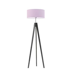 Lampa podłogowa abażur Popielaty/ Jasny Fioletowy 1002365 Lampa podłogowa abażur Popielaty/ Jasny Fioletowy 1002365