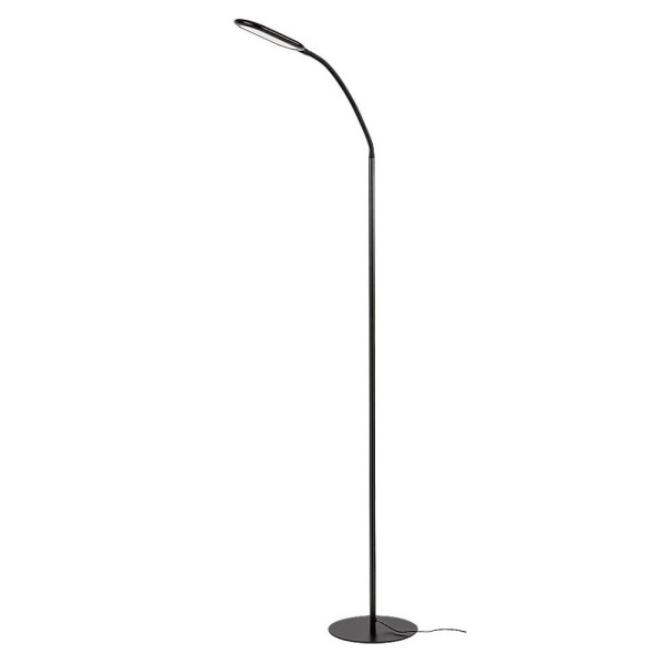 Lampa podłogowa Adelmo czarno-biała LED 1x10W Odcienie bieli 910lm Rabalux 954072