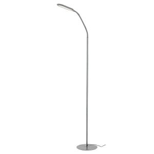 Lampa podłogowa Adelmo popielato-biała LED 1x10W 910lm Rabalux 954069 Lampa podłogowa Adelmo popielato-biała LED 1x10W 910lm Rabalux 954069