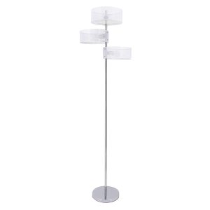 Lampa podłogowa Antila 3-punktowa metalowa biała 44036 Lampa podłogowa Antila 3-punktowa metalowa biała 44036