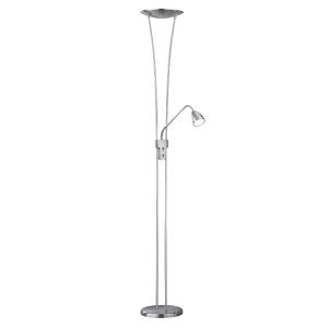 Lampa podłogowa ARIZONA srebrna LED 2x25W Ciepła biel 2500lm Trio 891642 Lampa podłogowa ARIZONA srebrna LED 2x25W Ciepła biel 2500lm Trio 891642