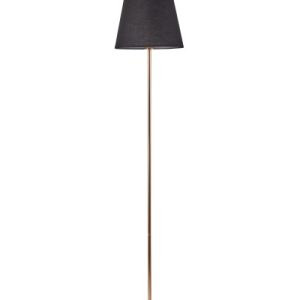 Lampa podłogowa Artemis złota podstawa ,czarny abażur 1000634 Lampa podłogowa Artemis złota podstawa ,czarny abażur 1000634