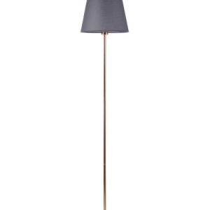 Lampa podłogowa Artemis złota podstawa ,szary abażur 1000635 Lampa podłogowa Artemis złota podstawa ,szary abażur 1000635