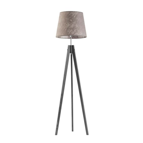 Lampa podłogowa ARUBA drewniana Popielaty/ Szary Melanż (Beton) 922370