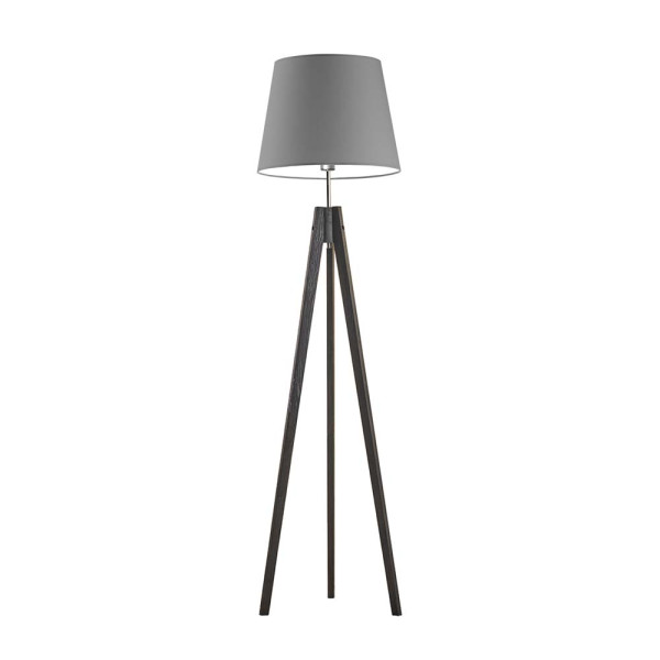 Lampa podłogowa ARUBA styl minimalistyczny Heban/ Szary Stalowy 922285