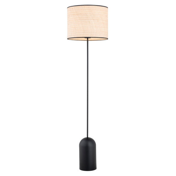 Lampa podłogowa aspen lp1 black/rattan 736743