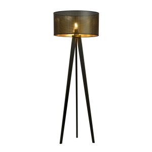 Lampa podłogowa aston lp1 black/gold 736751 Lampa podłogowa aston lp1 black/gold 736751