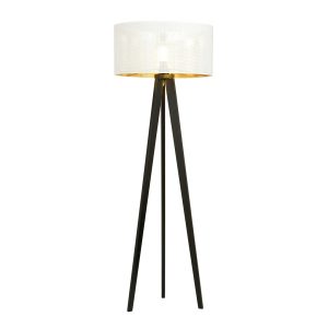 Lampa podłogowa aston lp1 white/gold 736750 Lampa podłogowa aston lp1 white/gold 736750