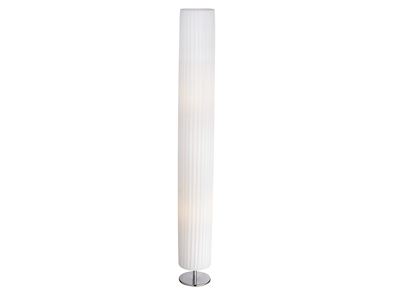 Lampa podłogowa Bailey 2-punktowa tkaninowa biała 26999