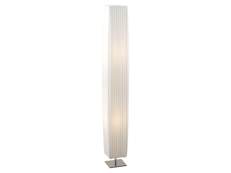 Lampa podłogowa Bailey tkaninowa biała 26994