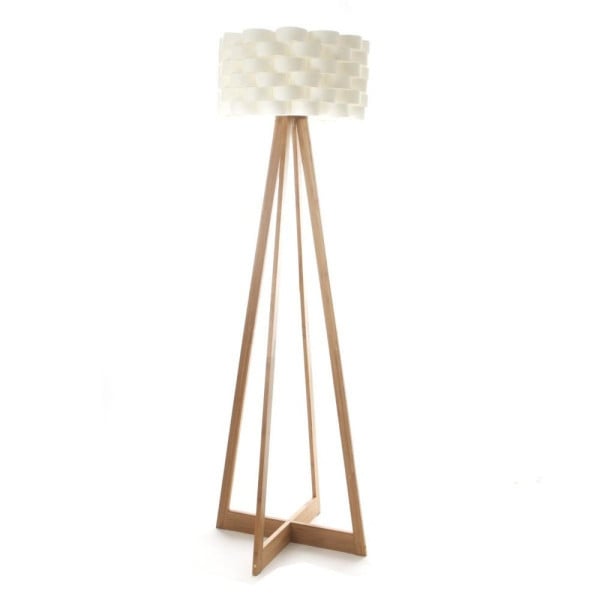 Lampa podłogowa bambusowa, wys. 150 cm 147231