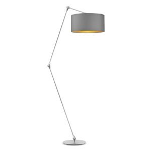 Lampa podłogowa BARI GOLD z włącznikiem nożnym 965327 Lampa podłogowa BARI GOLD z włącznikiem nożnym 965327