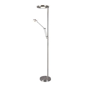Lampa podłogowa BARRIE srebrno-biała LED 2x38W Odcienie bieli 4600lm Trio 883488 Lampa podłogowa BARRIE srebrno-biała LED 2x38W Odcienie bieli 4600lm Trio 883488