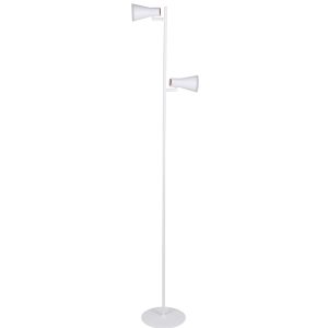 Lampa podłogowa BERG biała LED 2x7W Ciepła biel 880lm Polux 891676 Lampa podłogowa BERG biała LED 2x7W Ciepła biel 880lm Polux 891676
