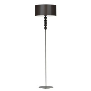 Lampa podłogowa BERMUDY – elegancka lampa stojąca Czarny/ Brązowy 900219 Lampa podłogowa BERMUDY – elegancka lampa stojąca Czarny/ Brązowy 900219