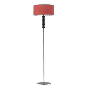 Lampa podłogowa BERMUDY – lampa stojąca dekoracyjna Czarny/ Czerwony 900176 Lampa podłogowa BERMUDY – lampa stojąca dekoracyjna Czarny/ Czerwony 900176