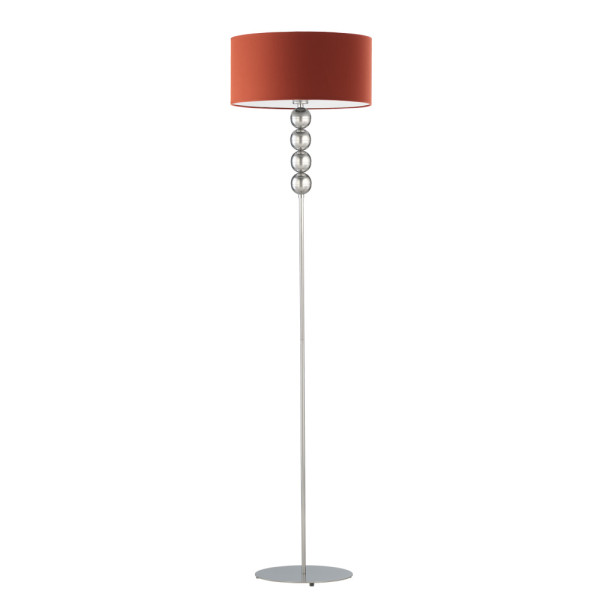 Lampa podłogowa BERMUDY – lampa stojąca dekoracyjna Czarny/ Rdzawy 900199