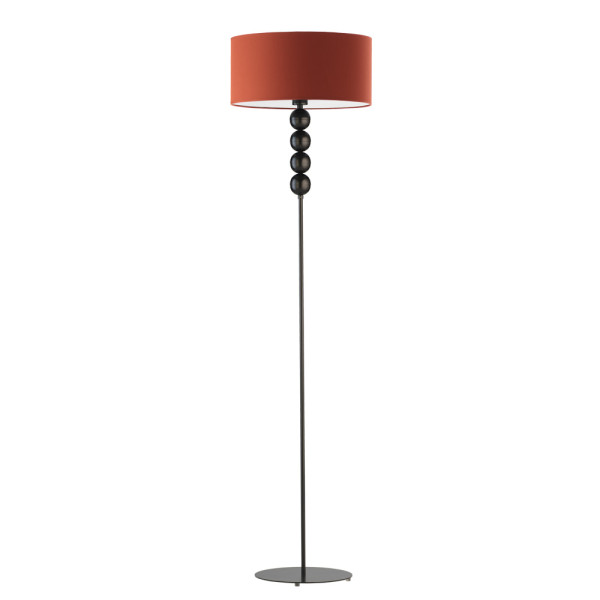Lampa podłogowa BERMUDY – lampa stojąca do czytania Srebrny/ Rdzawy 897171