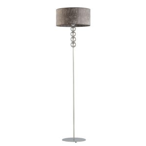 Lampa podłogowa BERMUDY – lampa stojąca do domu Srebrny/ Szary Melanż 897185 Lampa podłogowa BERMUDY – lampa stojąca do domu Srebrny/ Szary Melanż 897185