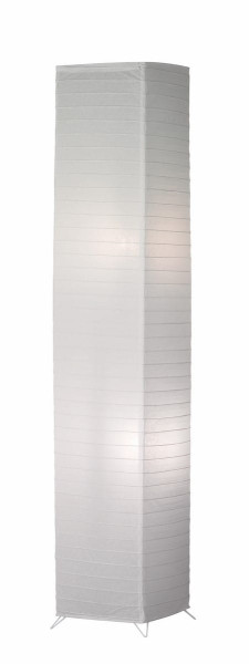 Lampa podłogowa biała BAMBOO 2xE27x60W wym:130x25x25cm RL 1050539