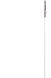 Lampa podłogowa biała chromowana KAJTEK 1xE27x40W wym:135x45x20cm Kaja 1050096 Lampa podłogowa biała chromowana KAJTEK 1xE27x40W wym:135x45x20cm Kaja 1050096