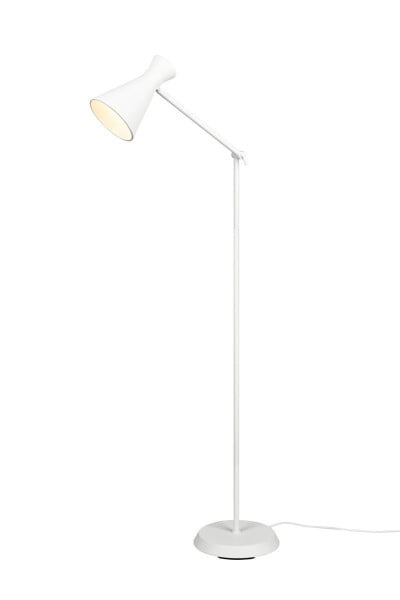 Lampa podłogowa biała ENZO 1xE27x10W wym:150x25x48,8cm RL 891646