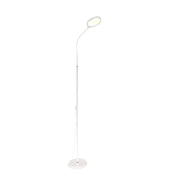 Lampa podłogowa PODŁOGOWA biała LED 1x10W Odcienie bieli 500lm Zuma Line 883436