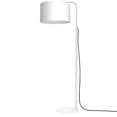 Lampa podłogowa biała matowa Arden 1xE27x15W wym:151x40x70cm Luminex 1050081