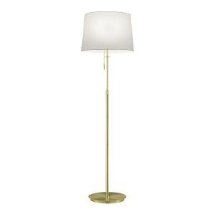 Lampa podłogowa biało-złota LYON 3xE27x60W wym:180×46,3×46,3cm Trio 891665 Lampa podłogowa biało-złota LYON 3xE27x60W wym:180×46,3×46,3cm Trio 891665